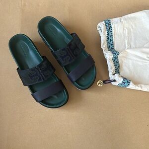 New Tory Burch wedge sandals